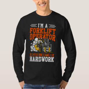 T-shirt Opérateur de chariot élévateur certifié Vintage I'