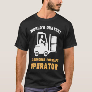 T-shirt Opérateur de chariot élévateur d'entrepôt