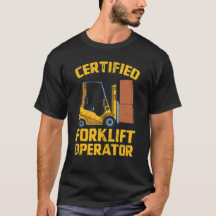 T-shirt Opérateur de chariots élévateurs certifiés pour ho