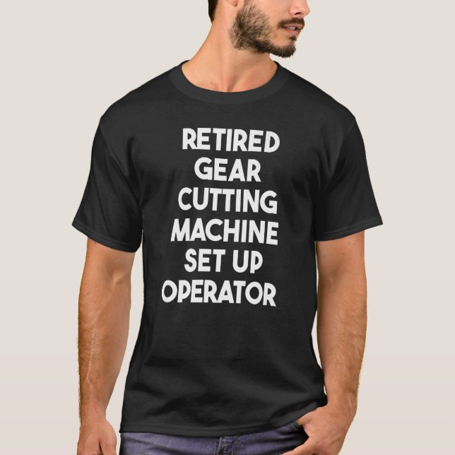 T-shirt Opérateur de configuration de la machine de découp (Devant)