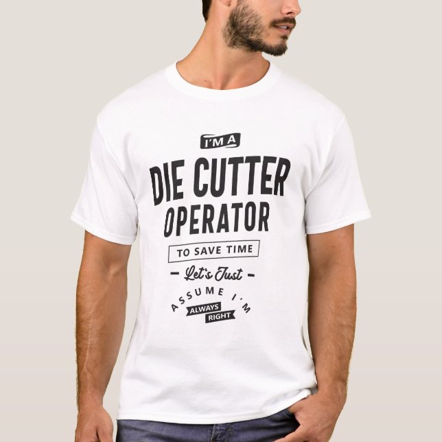 T-shirt Opérateur de découpe (Devant)