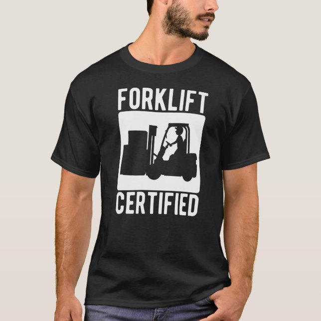T-shirt Opérateur de forklift (Devant)