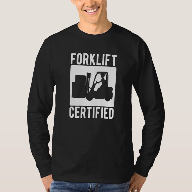 T-shirt Opérateur de forklift (Devant)
