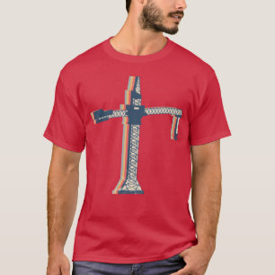 T-shirt Opérateur de grue de construction HEO Rétro Art en