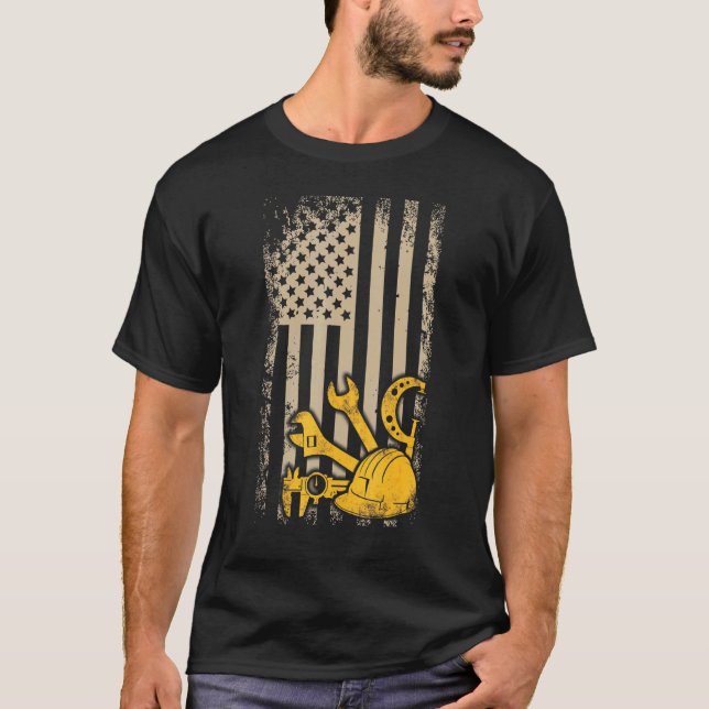 T-shirt Opérateur de machine-outil d'usinage 16 (Devant)