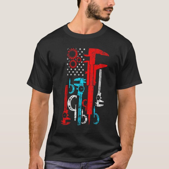 T-shirt Opérateur de machine-outil d'usinage 57 (Devant)