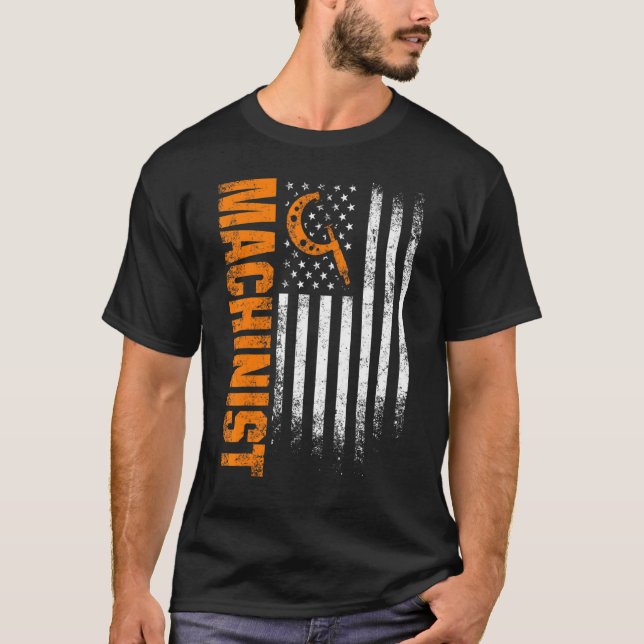 T-shirt Opérateur de machine-outil d'usinage 85 (Devant)