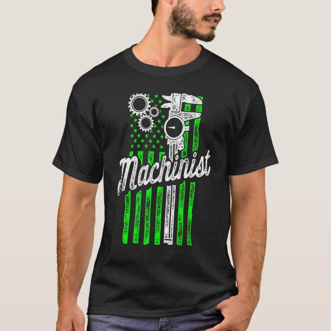 T-shirt Opérateur de machine-outil d'usinage 89 (Devant)
