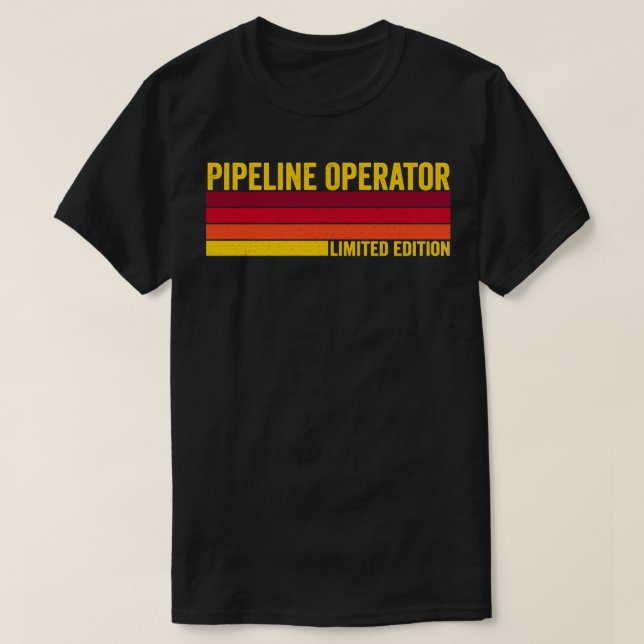 T-shirt Opérateur de pipeline (Design devant)