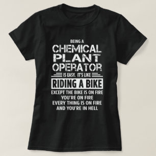 T-shirt Opérateur de Plante chimique