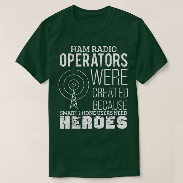T-shirt Opérateur de radio de jambon Funny Radio Amateur P (Design devant)