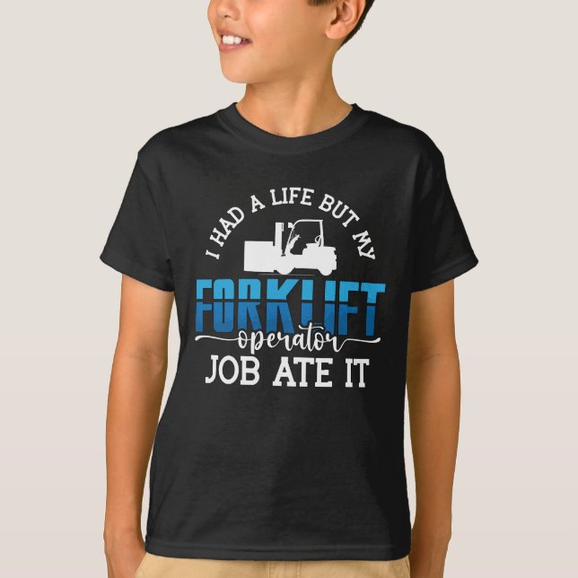 T-shirt Opérateur De Remorque J'Avais Un Conducteur De Rem (Devant)