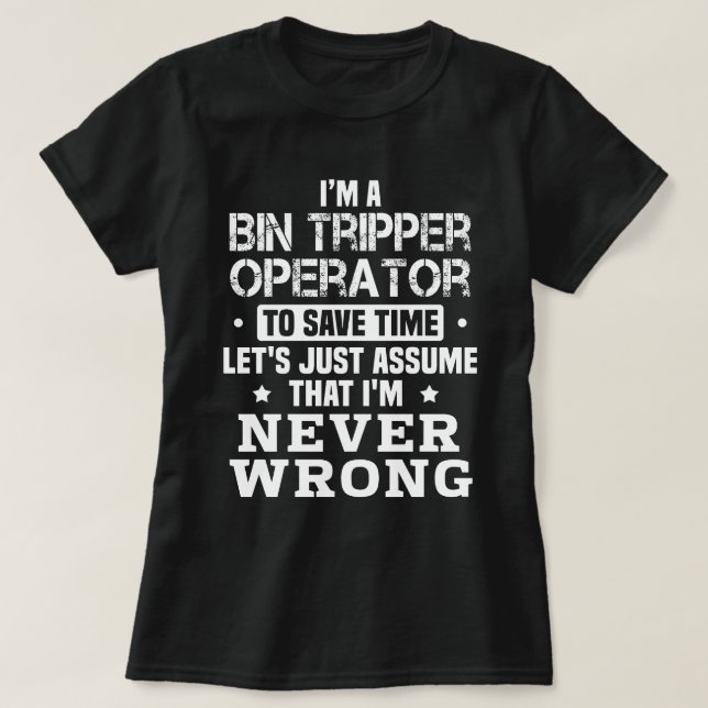 T-shirt Opérateur de trémie (Design devant)
