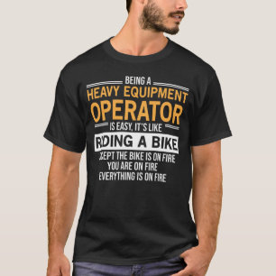 T-shirt Opérateur d'équipement lourd Funny Excavator Bulld