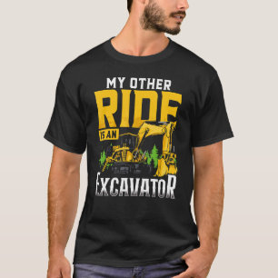 T-shirt Opérateur d'équipement lourd Opérateur de backhoe