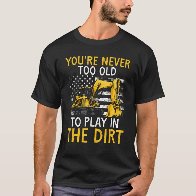 T-shirt Opérateur d'équipement lourd Opérateur de backhoe  (Devant)