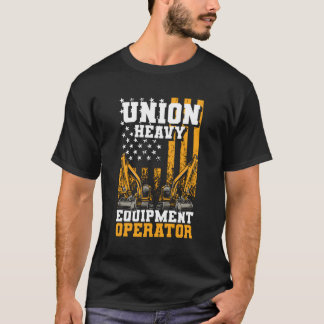 T-shirt Opérateur d'excavateur Union Opérateur d'équipemen