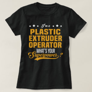 T-shirt Opérateur extracteur en plastique