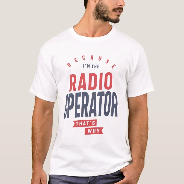 T-shirt Opérateur radio (Devant)