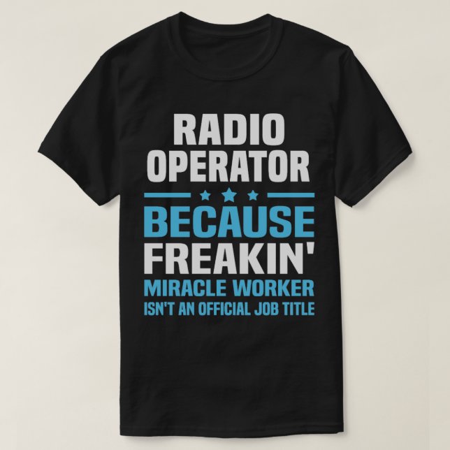 T-shirt Opérateur radio 13 (Design devant)