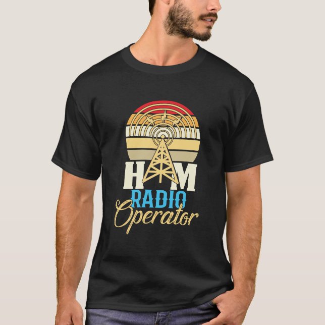 T-shirt Opérateur radio amateur de jambon (Devant)