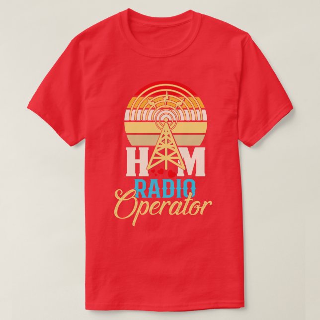 T-shirt Opérateur radio de jambon (Design devant)