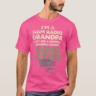 T-shirt Opérateur radio de jambon à la retraite et éclaira