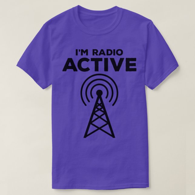 T-shirt Opérateur Radio De Jambon Active Im (Design devant)