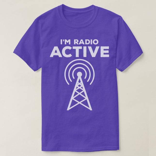 T-shirt Opérateur Radio De Jambon Active Im (1) (Design devant)
