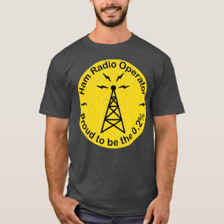 T-shirt Opérateur radio de jambon autorisé