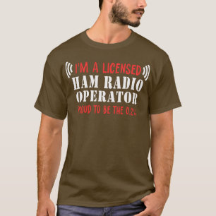 T-shirt Opérateur radio de jambon fier