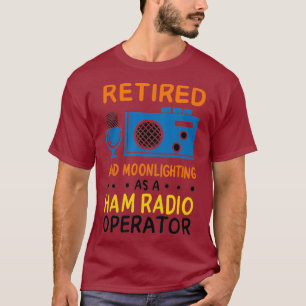 T-shirt Opérateur radio de jambon pour les hommes retraité