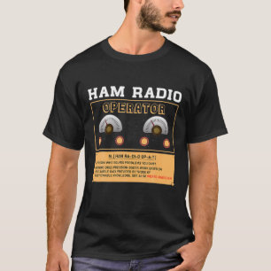 T-shirt Opérateur Radio De Jambon Une Personne Qui Résout 