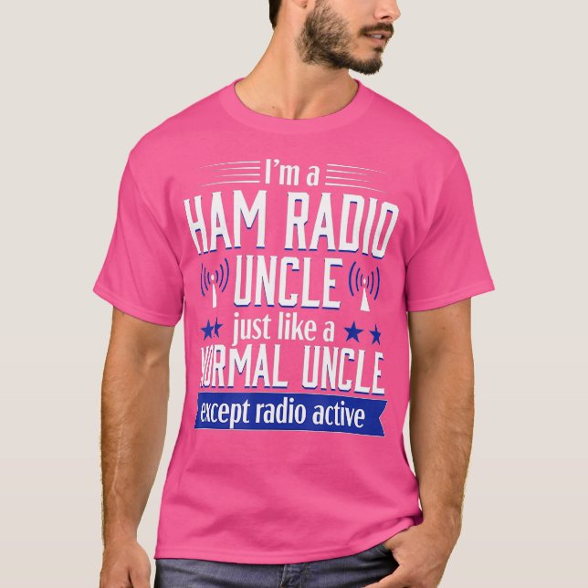 T-shirt Opérateur radio jambon Amateur Radio oncle drôle (Devant)