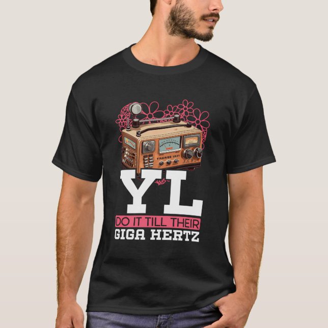 T-shirt Opérateur radio jambon Morse Code Antenne Radioact (Devant)