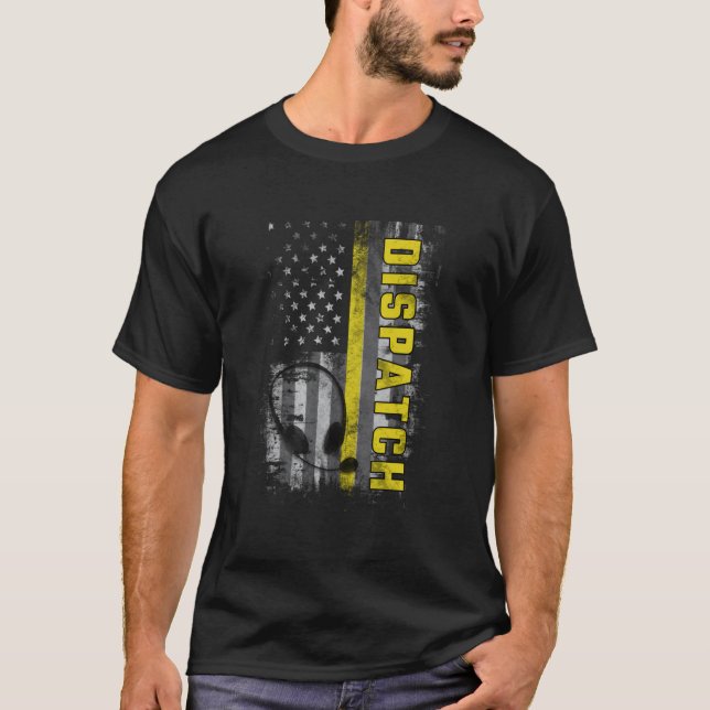 T-shirt Opérateurs d'expédition 911 Premiers intervenants  (Devant)