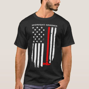T-shirt Opération de jet furtif B-2 Midnight Hammer Drapea