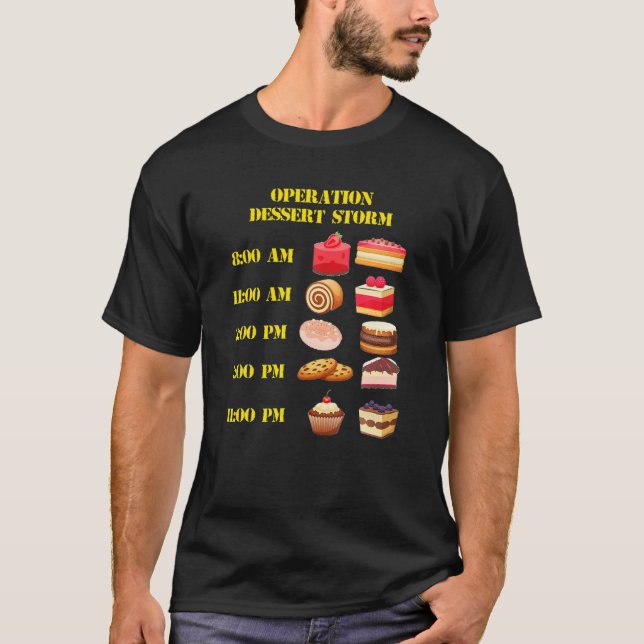 T-shirt Opération Dessert Storm Delicious Desserts (Devant)