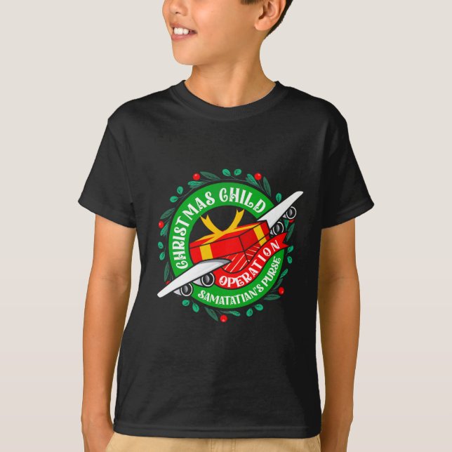 T-shirt Opération Enfant de Noël Samaritan's Purse Meme C (Devant)