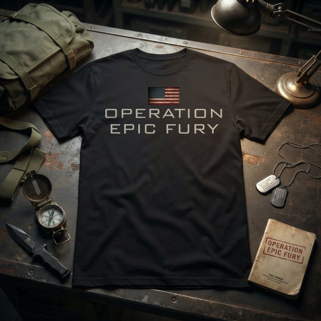T-shirt Opération Epic Fury (Créateur téléchargé)