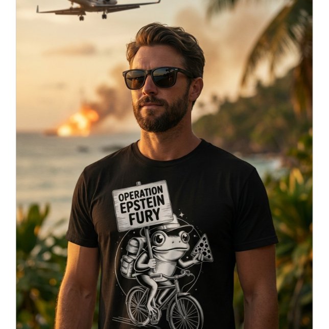 T-shirt Opération Epic Fury Anti War Frog Tee (Créateur téléchargé)