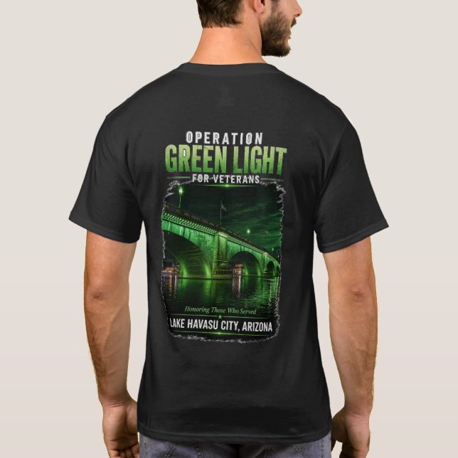 T-shirt Opération feu vert pour les vétérans London Bridge (Dos)