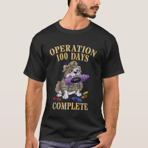 T-shirt Opération Kawaii 100 Jours Mission Complète Milita