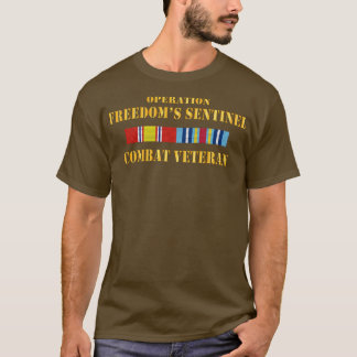 T-shirt Opération Liberté Sentinel OFS SVC Bar Combat Vet