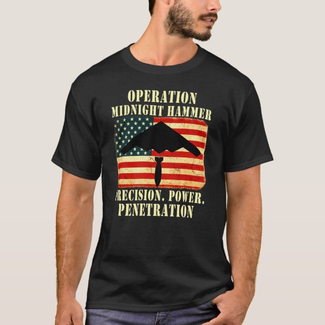 T-shirt Opération Military Midnight Hammer (Devant)