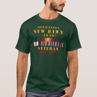 T-shirt Opération Nouvelle Dawn Service Ribbon Bar w GWT I