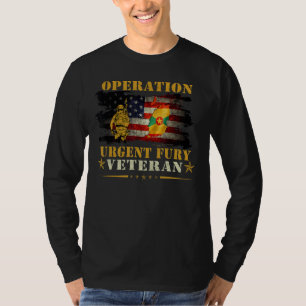 T-shirt Opération Urgent Fury Combat Vétérinaire Grenade