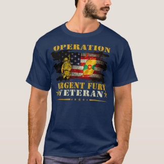 T-shirt Opération Urgent Fury Combat Vétérinaire Grenade C