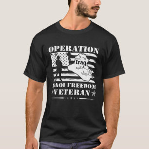 T-shirt Opération vétéran Liberté Irakienne Oif Combat Le