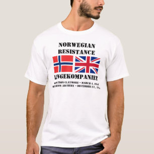 T-shirt Opérations de résistance britanniques norvégiennes